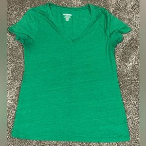 Old Navy Vintage Green V-Neck Women's Top